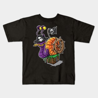 Snail Pirate Kids T-Shirt